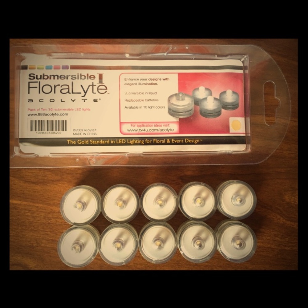 Submersible Alcolyte FloraLyte, Warm White Lights!
